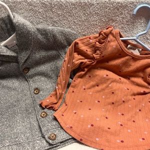 Carters and Cat & Jack 18 mo. NWOT JACKET & Shirt